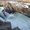 Looking at Great Falls from the edge of the overlook.