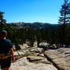 Off-trail day hike to swim at Long Lake, Emigrant Wilderness.