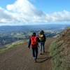 Making our way on the North Juniper Trail. It was so chilly!