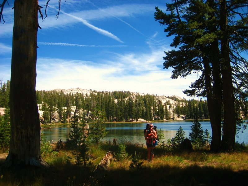 Stopping for a lovely photo around Wood Lake.