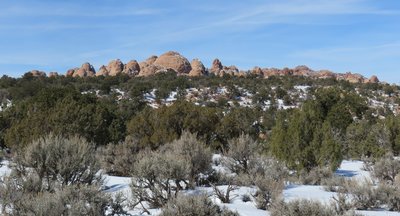 Getting in among those sandstone fins is motivation for the outing.