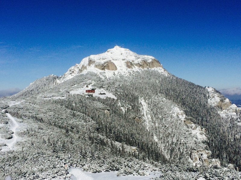 View of Toaca summit.