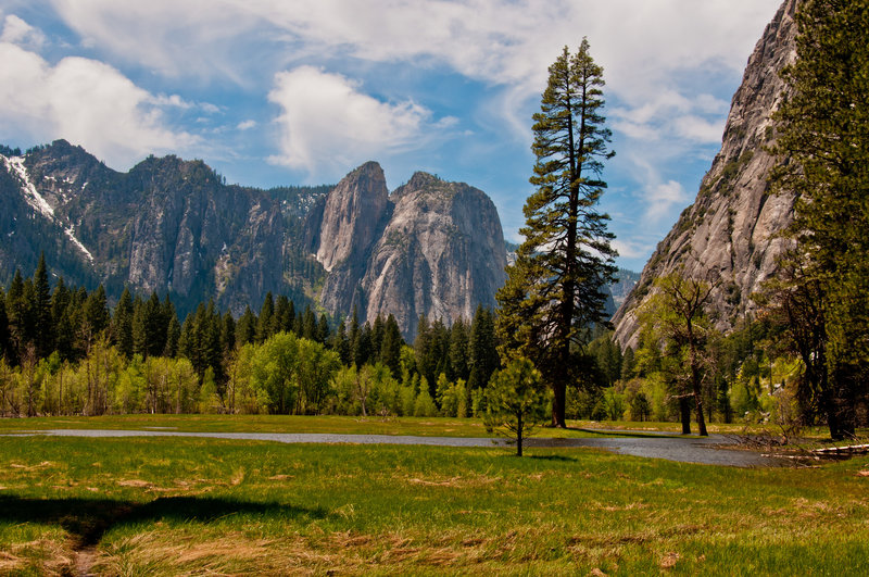 Yosemite from the valley.