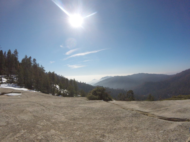 The view from Sunset Rock. This spot is an awesome place to stop and have lunch when in the park.