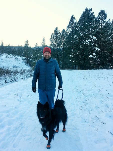 Winter walk at Maclay Flats.