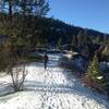 Hiking to the Deep Creek overlook on a sunny winter day!