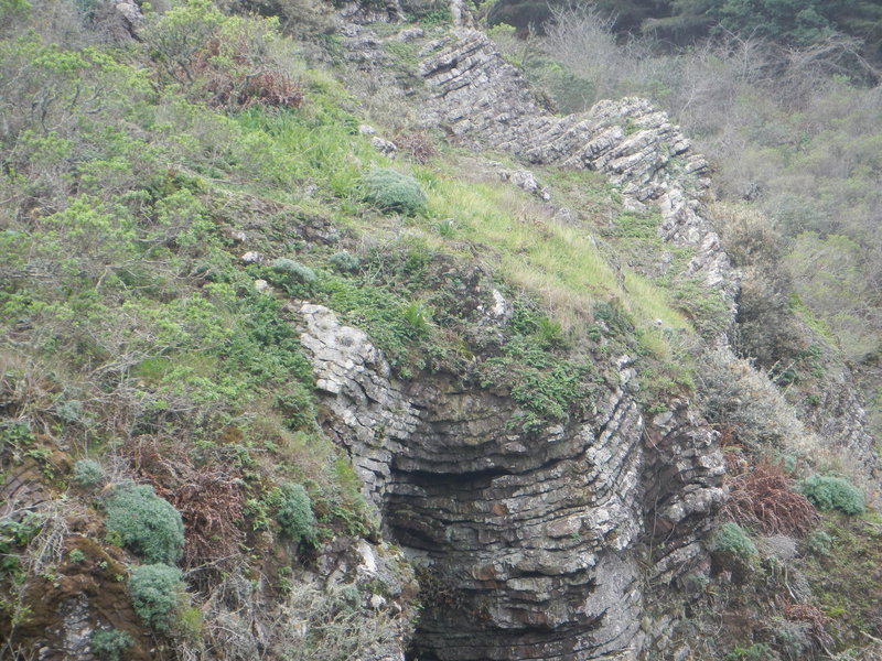 Geology is in your face on the Wolf Ridge Trail.