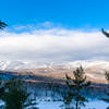 Orford Mountain in winter.