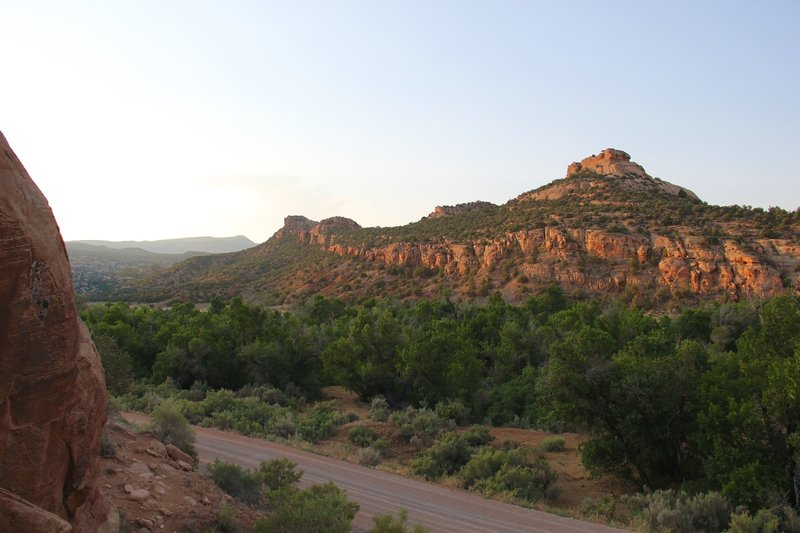 Sunrise shot of Yampa Plateau.