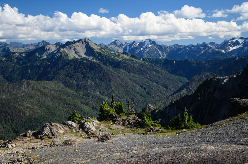 An epic ridgeline view...