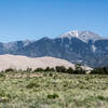 A blue sky day at the Great Sand Dunes.