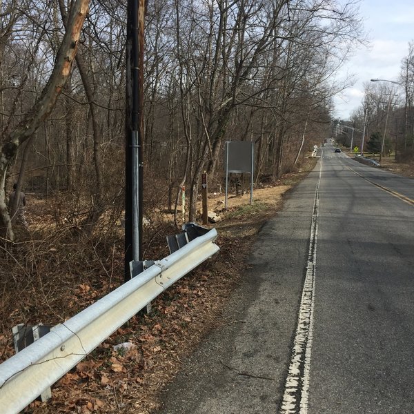 Crow's Foot towards Viper trail on Greencastle Rd. Stay on same side of road.