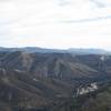 A view of the surrounding hills from the High Peaks Trail.