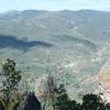 A look back toward the parking area and the elevation you just climbed on the Juniper Canyon Trail.