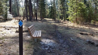 Finished with the hard climb, have a seat.