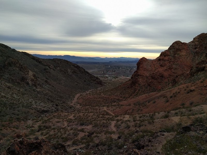 The top of the switchbacks!