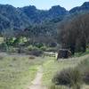 The picnic area comes into view as you approach the Chaparral area of the park.