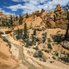 Spires and great scenery on the Mossy Cave Trail