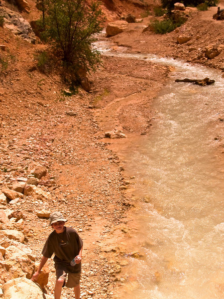 A treat to discover water in Bryce Canyon NP