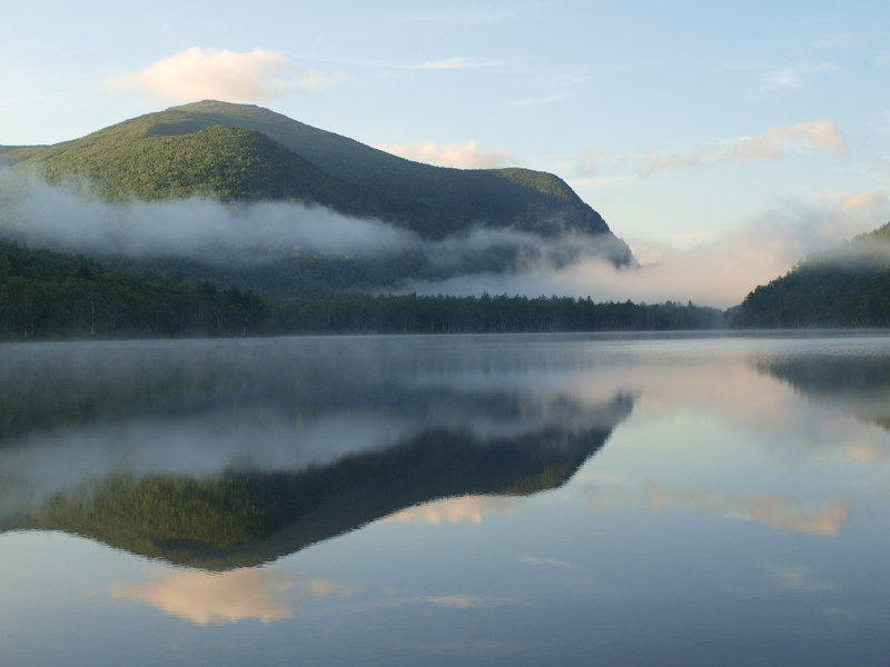 Morning on Lower South Branch Pond. with permission from Laura Sebastianelli