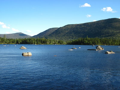 A detour to Russell Pond from the Pogy Notch Trail is usually worth it! with permission from Laura Sebastianelli