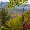 The Smokies show off their fall colors near the Little Greenbrier Trail.