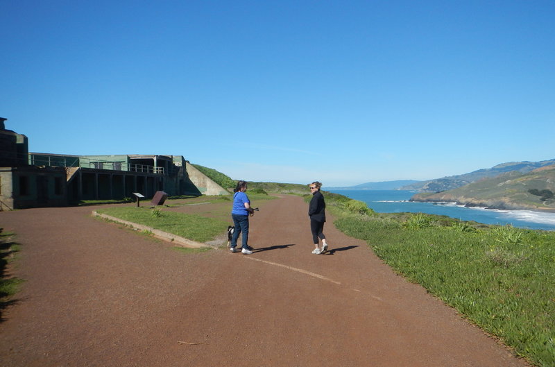 Vistas to everywhere from this trail, plus some old bunkers.