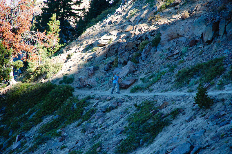 Working up the Garfield Peak Trail.