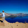 Overlooking the lake from the Garfield Peak Trail.