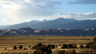 The views approaching the dunes are spectacular!