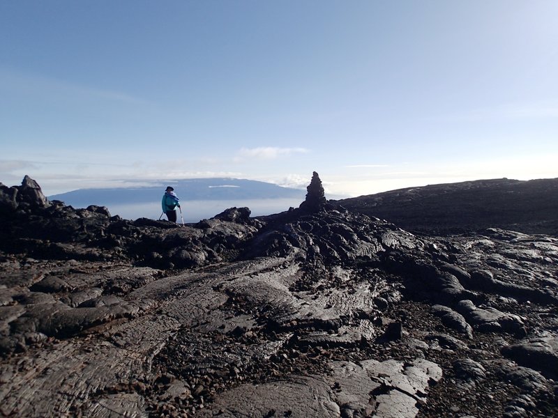 Last views of Mauna Kea - clouds are coming. with permission from Andrew Stehlik