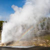 Well-named Riverside Geyser is perhaps the most beautiful geyser in Yellowstone. Photo courtesy of the National Park Service.