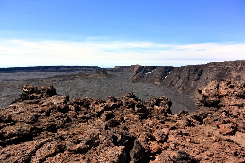 Mauna Loa summit caldera - looking west. with permission from Andrew Stehlik