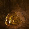 Inside the huge Thurston Lava Tube.