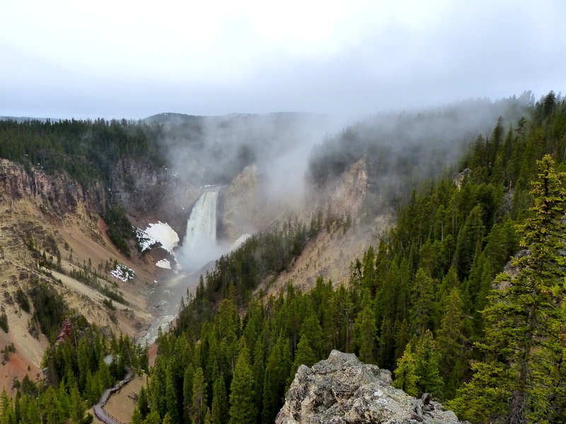 View of the Lower Falls.