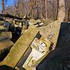 Capitol stones in Rock Creek Park.