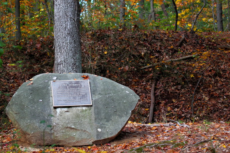 Fort DeRussy marker.