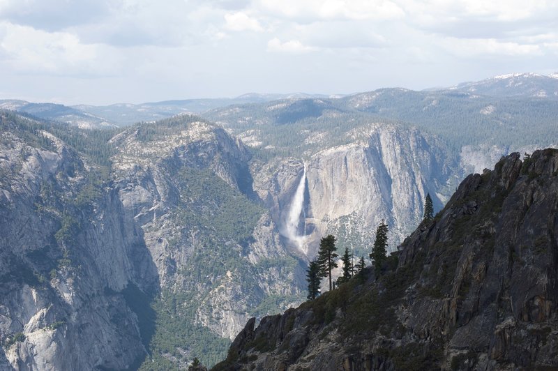 Yosemite Falls from Taft Point.