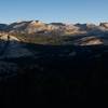 If you head out early, you can catch a glimpse of the sun rising across the granite peaks of Yosemite's High Country.