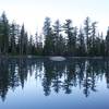 The quiet lake as you make your way to Clouds Rest.