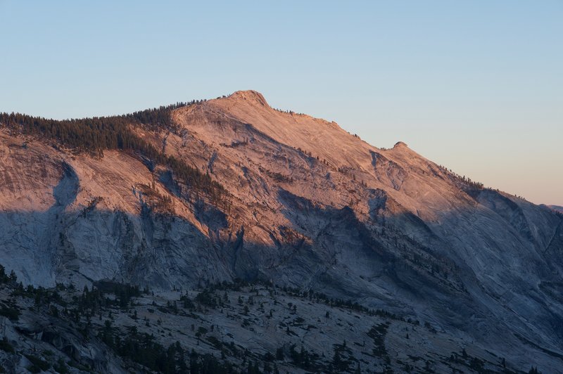 Clouds Rest at sunset.