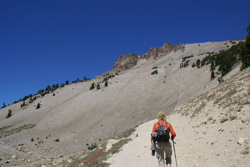 Mt. Lassen Volcano, trail to the peak.