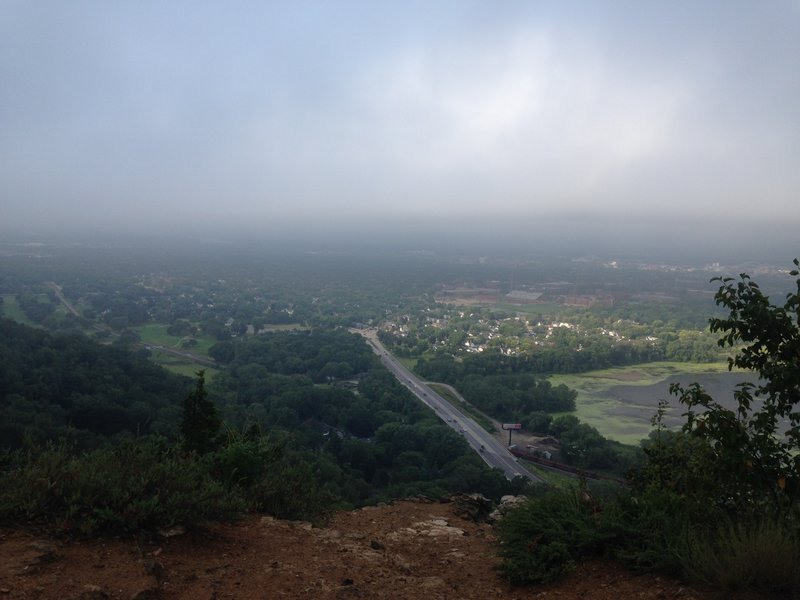 Outlook on Miller Bluff of La Crosse.