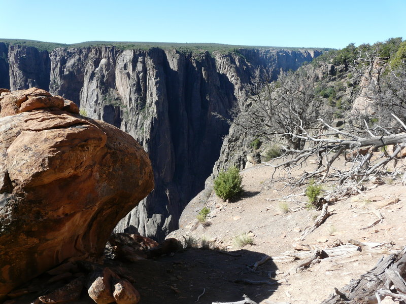 Black Canyon of the Gunnison as seen from the North Vista Trail.