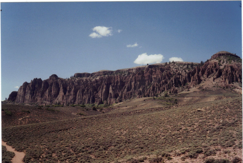 Dillon Pinnacles rise out of the trail - Curecanti NRA. with permission from eliot_garvin