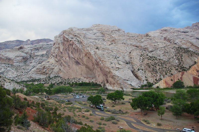 Split Mountain campground.