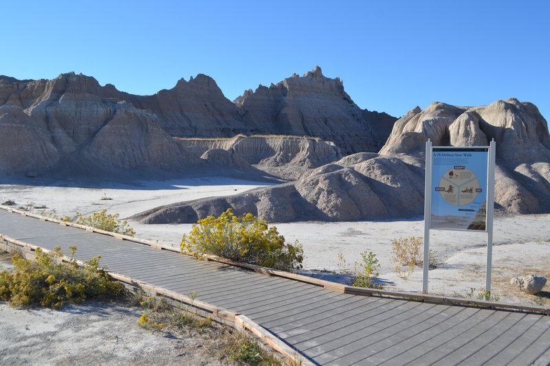 A new exhibit on the trail.