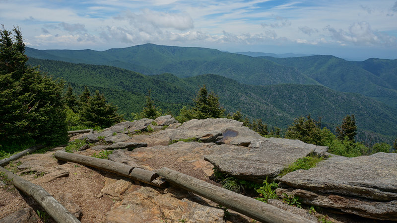 Black Mountain Crest Trail on Mt. Mitchell.