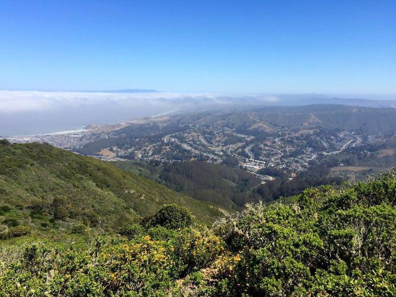 The view from the top of North Peak.