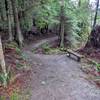 A nice bench just before the trail gets nasty!!